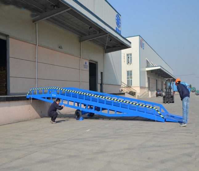 黑龙江移动式登车桥应用